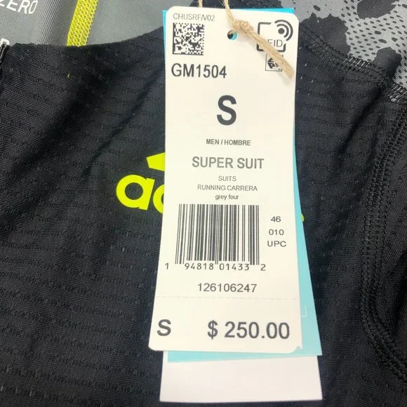 🛍️🛍️SOLD Adidas men's SUPER SUIT running carrera size small - Picture 6 of 16